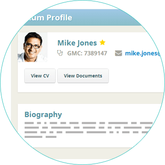 View locum profiles